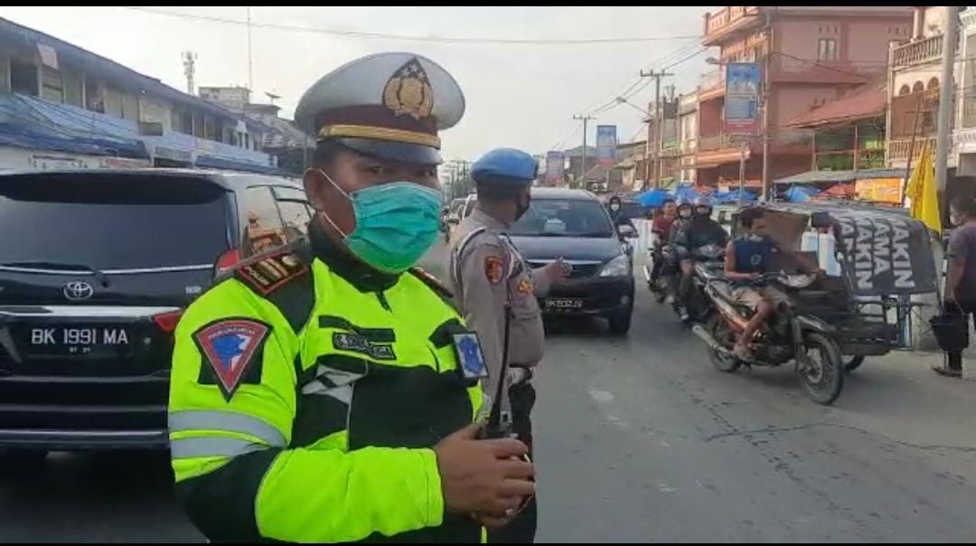 Setiap Libur, Polda Sumut Turunkan Personil Amankan Jalur Medan-Berastagi