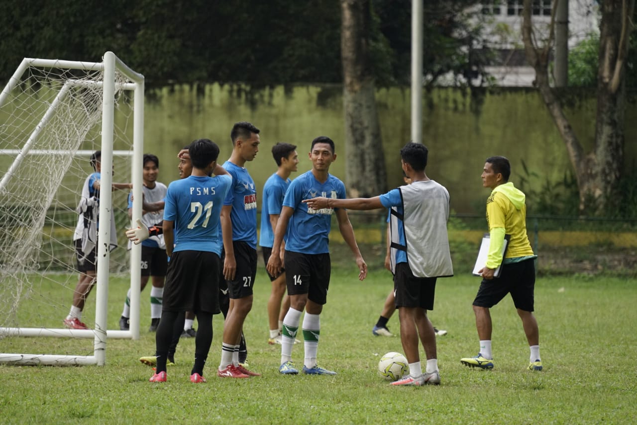 Ini Kata Asisten Pelatih PSMS Ridwan Saragih Genjot Mental Pemain