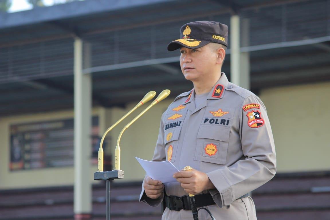 Kasetukpa Lemdiklat Polri Pimpin Sertijab Kabag Bimsis dan Kabid Proftek