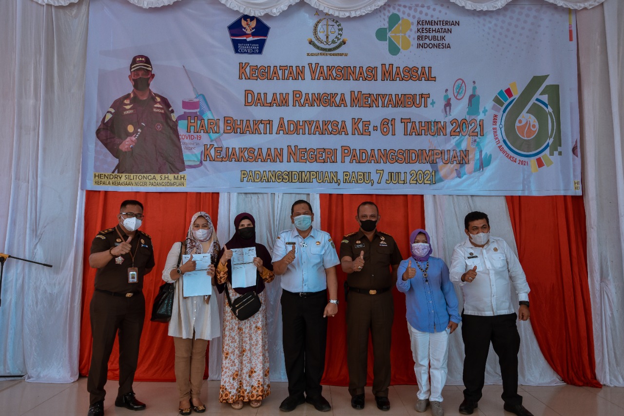 HUT Adhiyaksa ke 61, Walikota Irsan Nasution : Sukseskan Program vaksinasi Covid-19