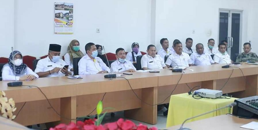 Menyambut Idul Adha Tahun 2021, Pemkab Labuhanbatu Gelar Rapat Persiapan.