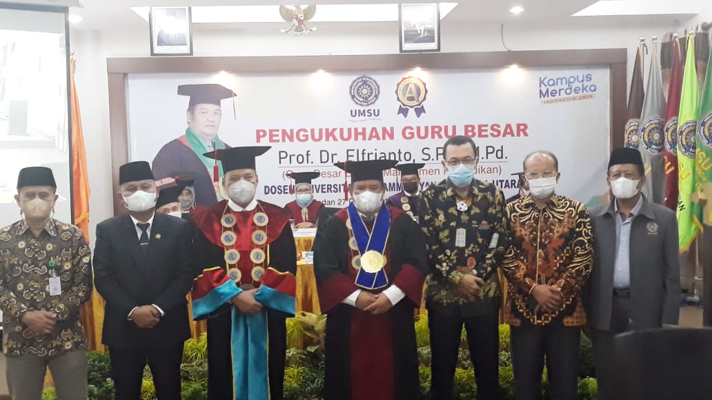 Prof ElfriantoÂ Dikukuhkan Sebagai Gubes UMSU