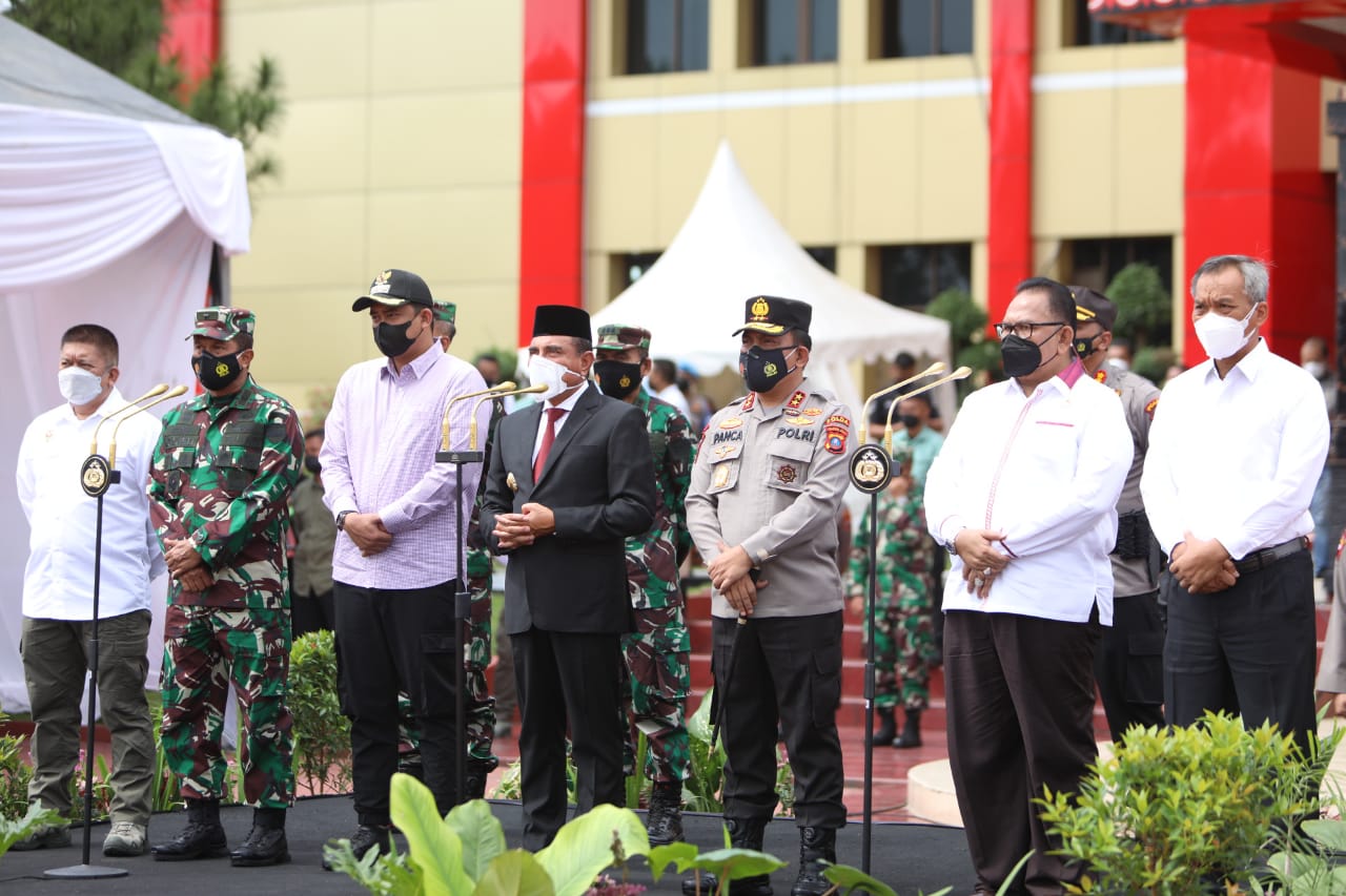 Polda SumutÂ  Gelar Apel Kesiapan Vaksinator TambahanÂ 