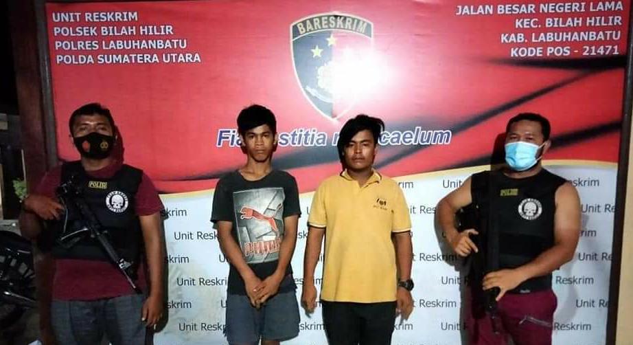 2 dari 3 Pelaku Pungli di Simpang PT. HSJ Kec. Bilah HilirÂ  Melempem Saat di Cokok Polisi