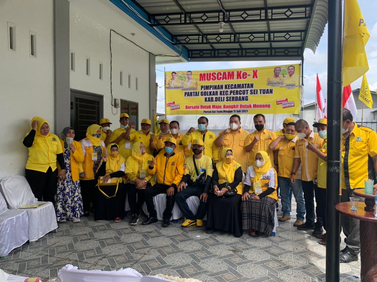 Rusli Badri Terpilih Jadi Ketua PK Percut Sei Tuan