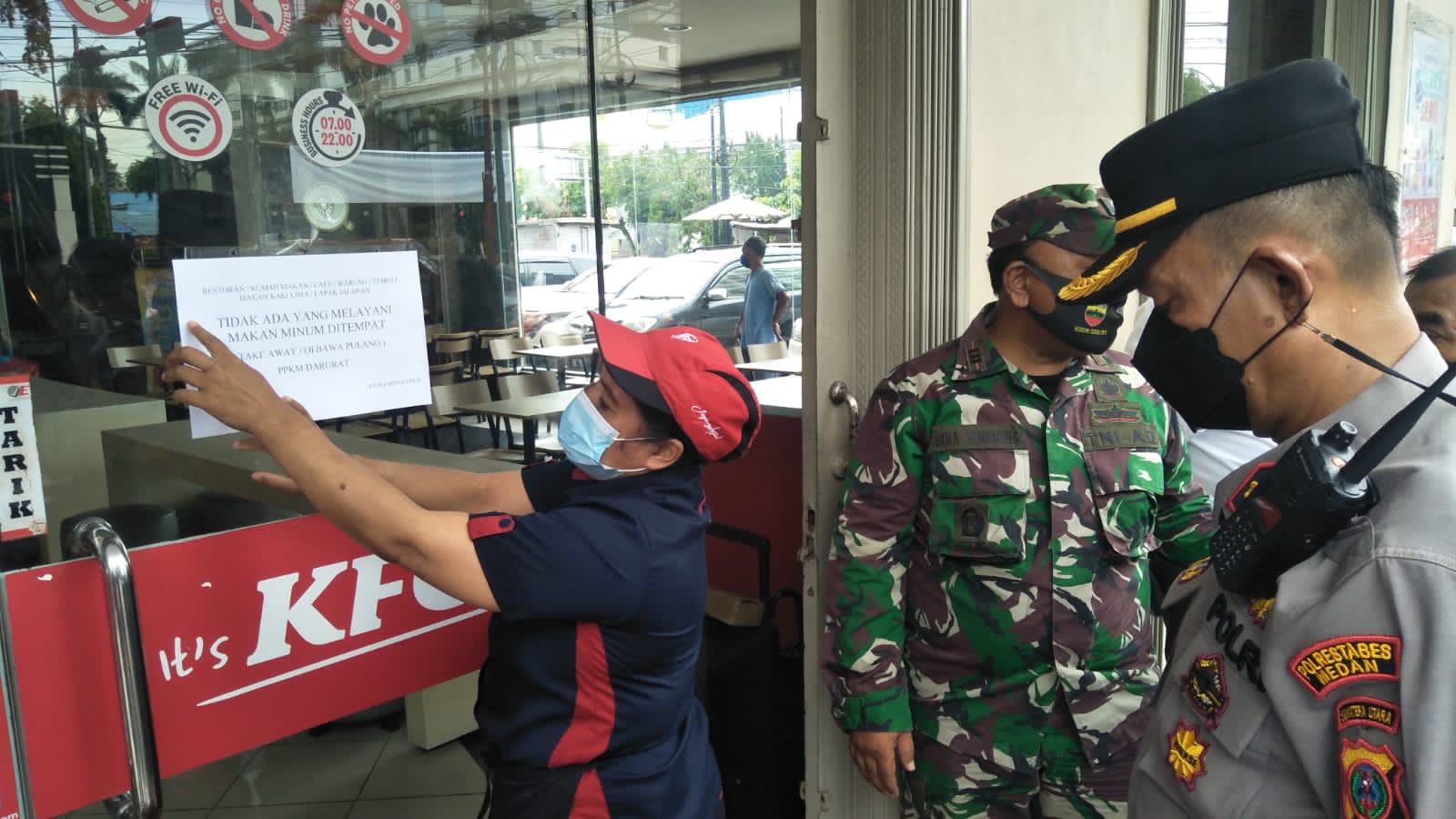 Sosialisasi PPKM Darurat Mendapat Respon Positif dari Masyarakat