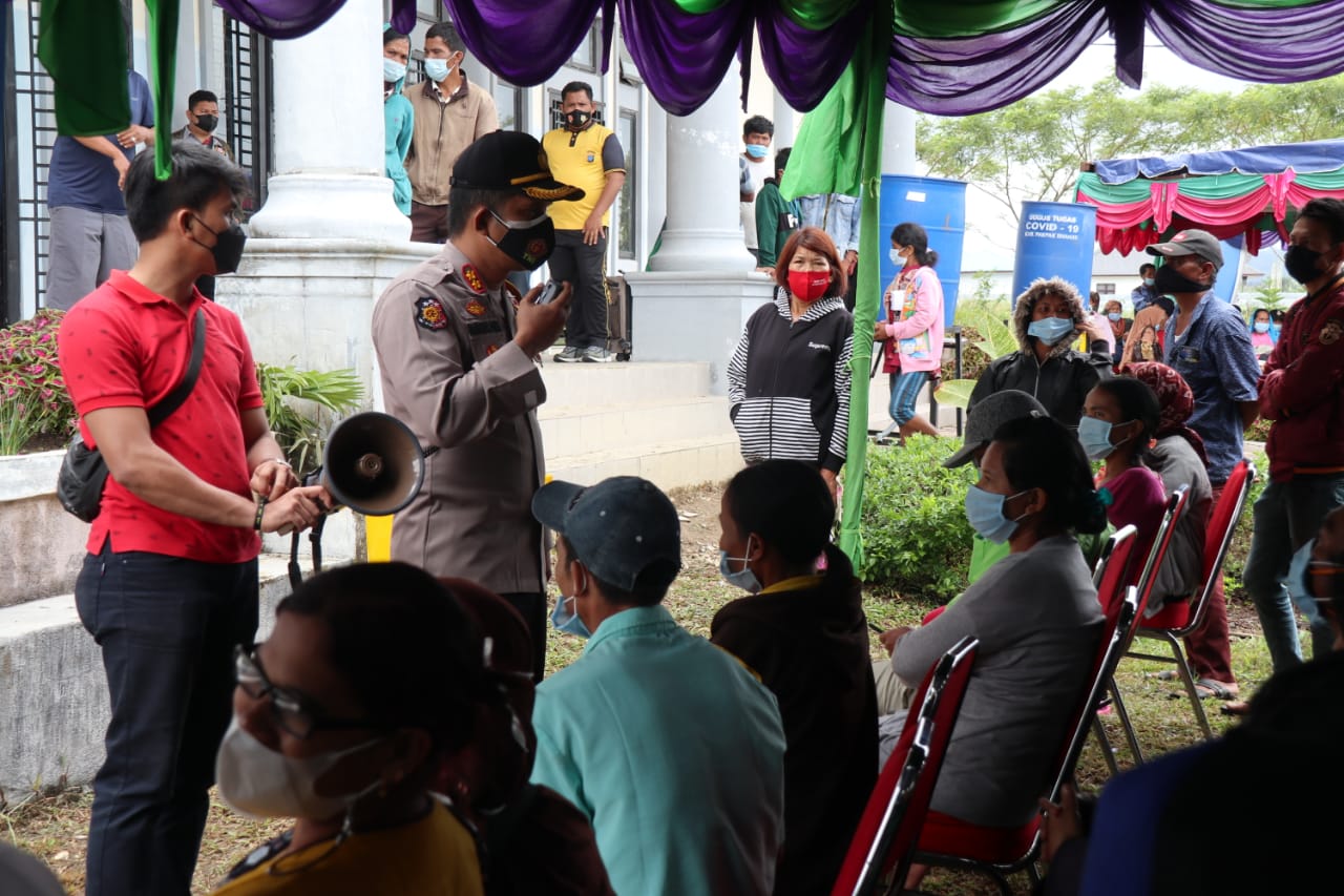 Kapolres Pakpak Bharat Himbau Masyarakat Tidak Berpergian ke Kota Medan