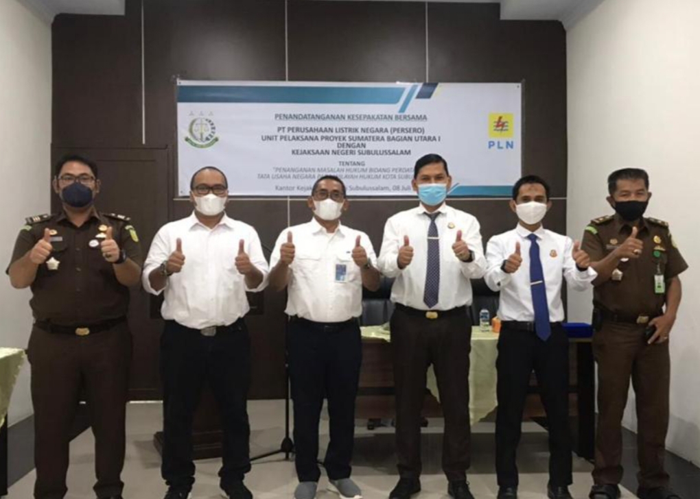 PLN-Kejari Kota Subulussalam Jalin Kerjasama Bidang Datun