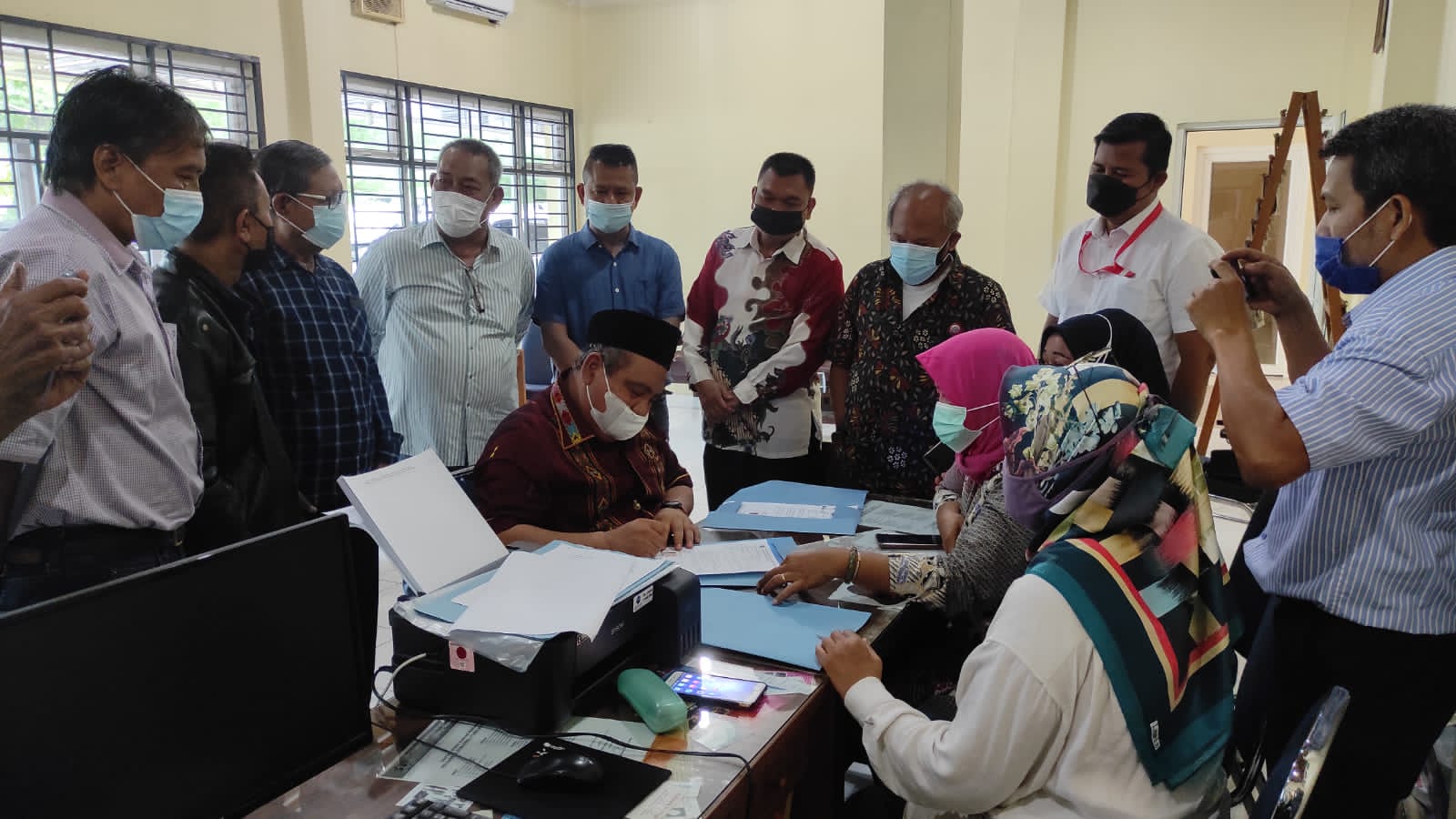 Hermansjah dan Dr. Dedi Sahputra Daftar sebagai Calon Ketua dan Dewan Kehormatan PWI Sumut Priode 2020-2025