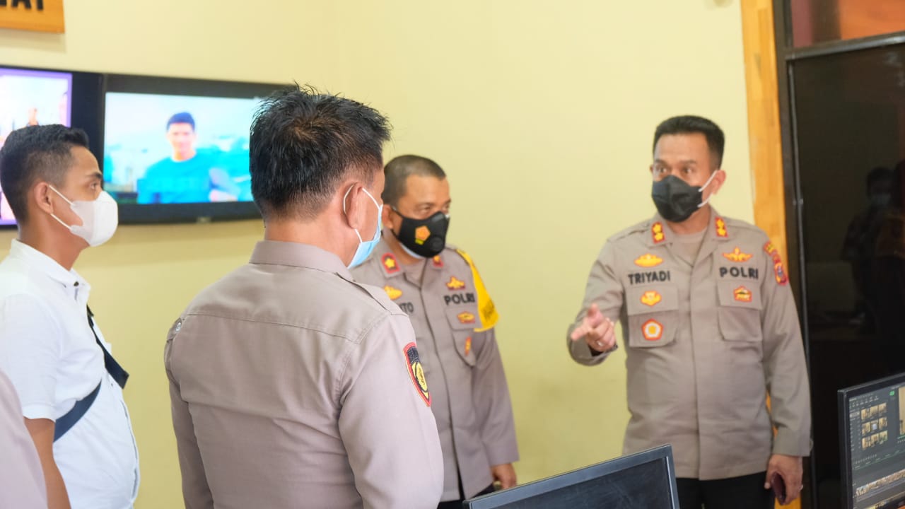 Hari Pertama Bertugas, Kapolres Tanjung Balai Pimpin Anev Harian dan Cek Seluruh Ruangan