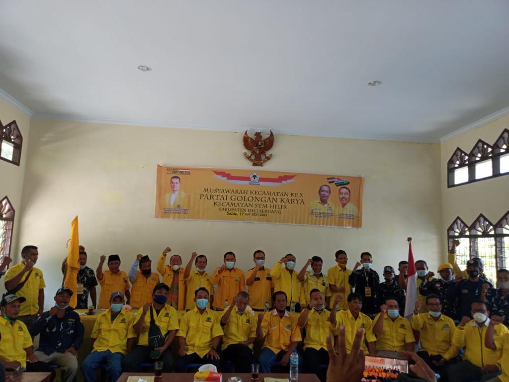 Muscam ke 10 Partai Golkar, Ahmad Lekson Pimpin STM Hilir