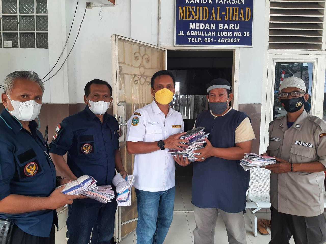 Karang Taruna Sumut Berikan Sembako ke Wartawan, Dedi : Bentuk Persaudaraan Jalin Silaturrahmi