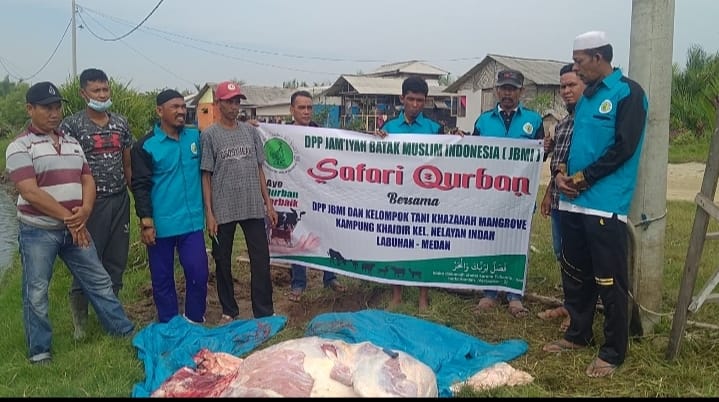 DPP JBMI Gelar Qurban Dan Bentuk Kepengurusan Ranting Di Kampung Chaidir Medan Labuhan