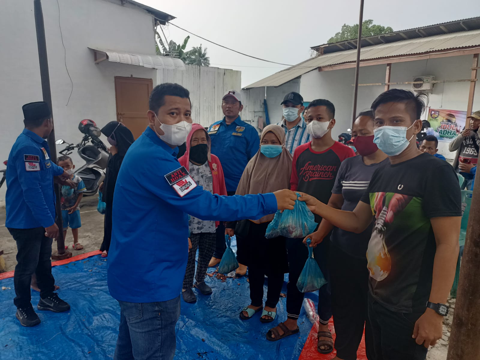 Salurkan Hewan Qurban Dan Santuni Anak Yatim, Ketua Ardiansyah : Marilah Menjaga Kekompakan