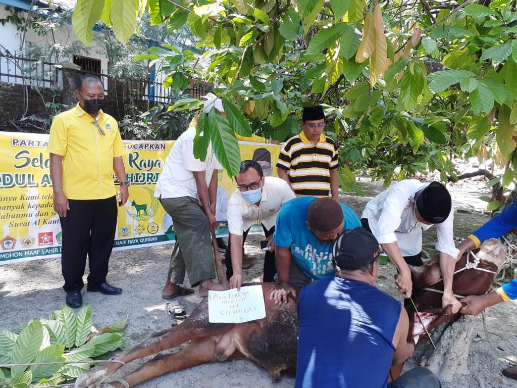 H Hamdani Syahputra Qurban 3 Sapi dan 2 Domba