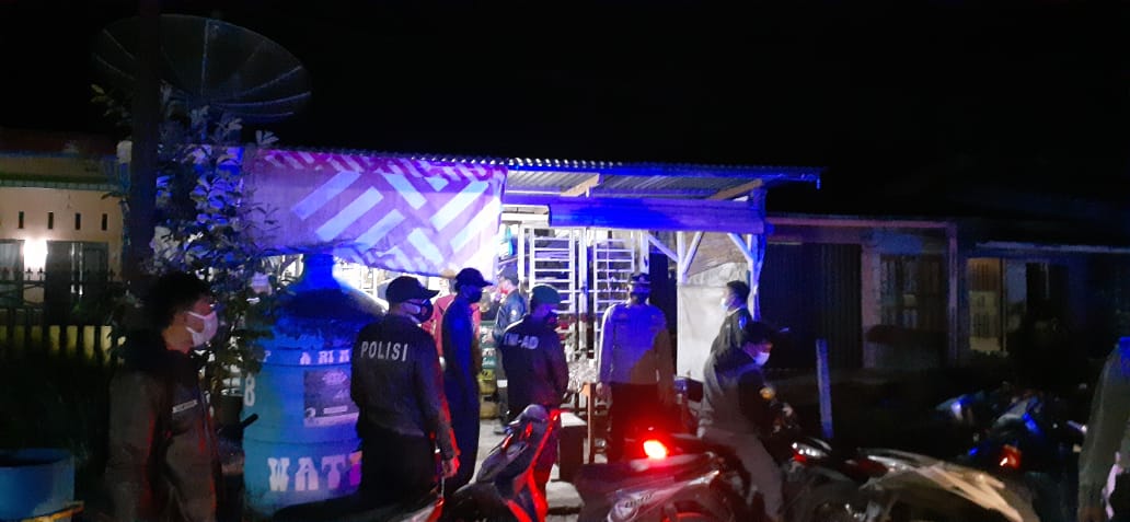 Polres Pakpak Bharat Patroli Gabungan Penerapan PPKM Mengantisipasi  Penyebaran Covid-19