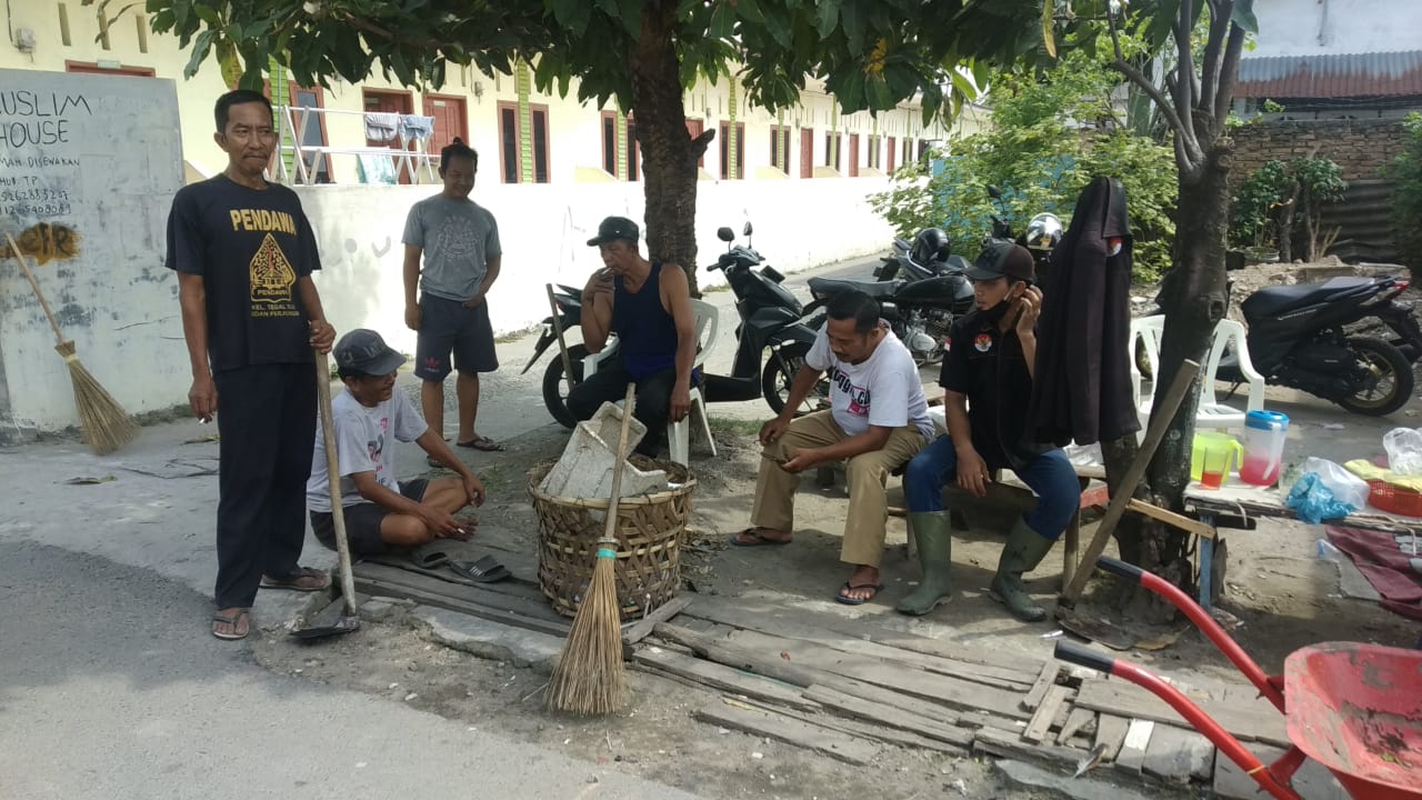 DPAC Pendawa Medan Perjuangan Gelar Gotroy di Kel. Tegal Rejo