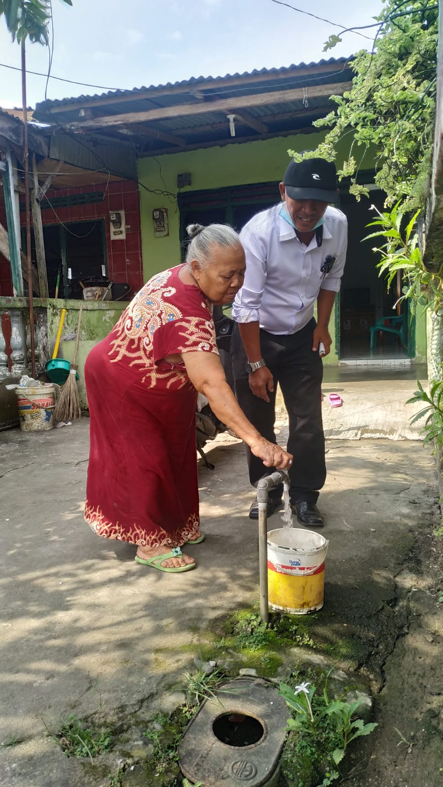 Mantapâ€¦ Air ke Komplek Widuri Barak Kemuning Kini Lebih Lancar