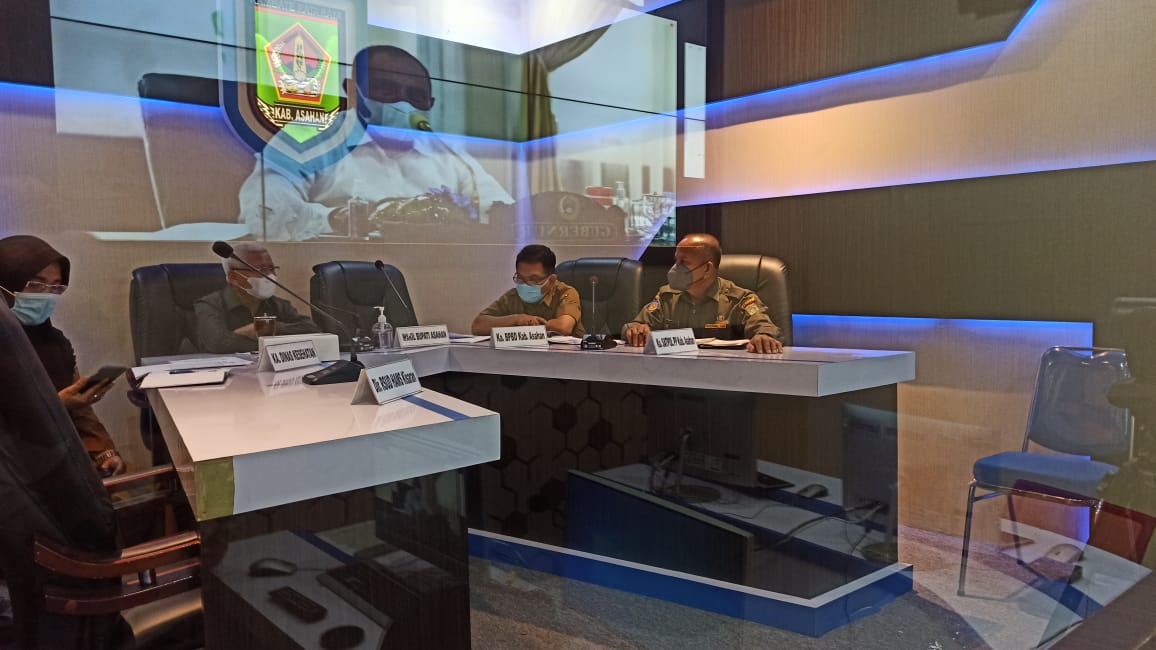 Gubsu Zoom Meeting Dengan Kepala Daerah se-Sumut