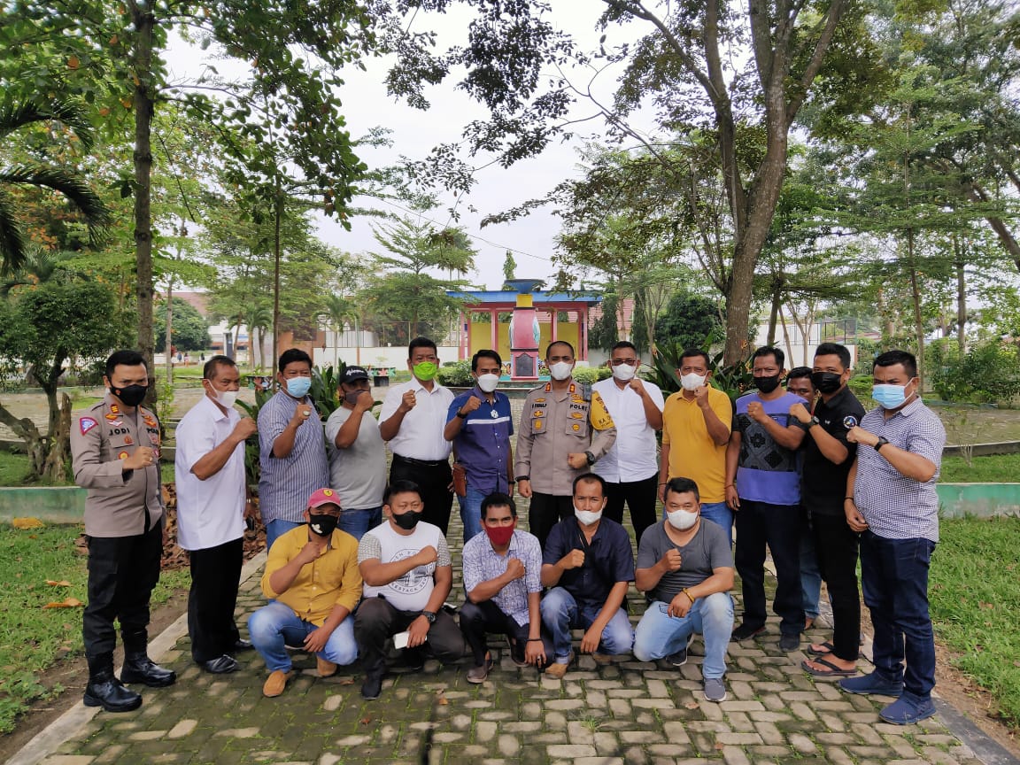 Kapolres Asahan Bersama Jajarannya Kunjungi Warung JA