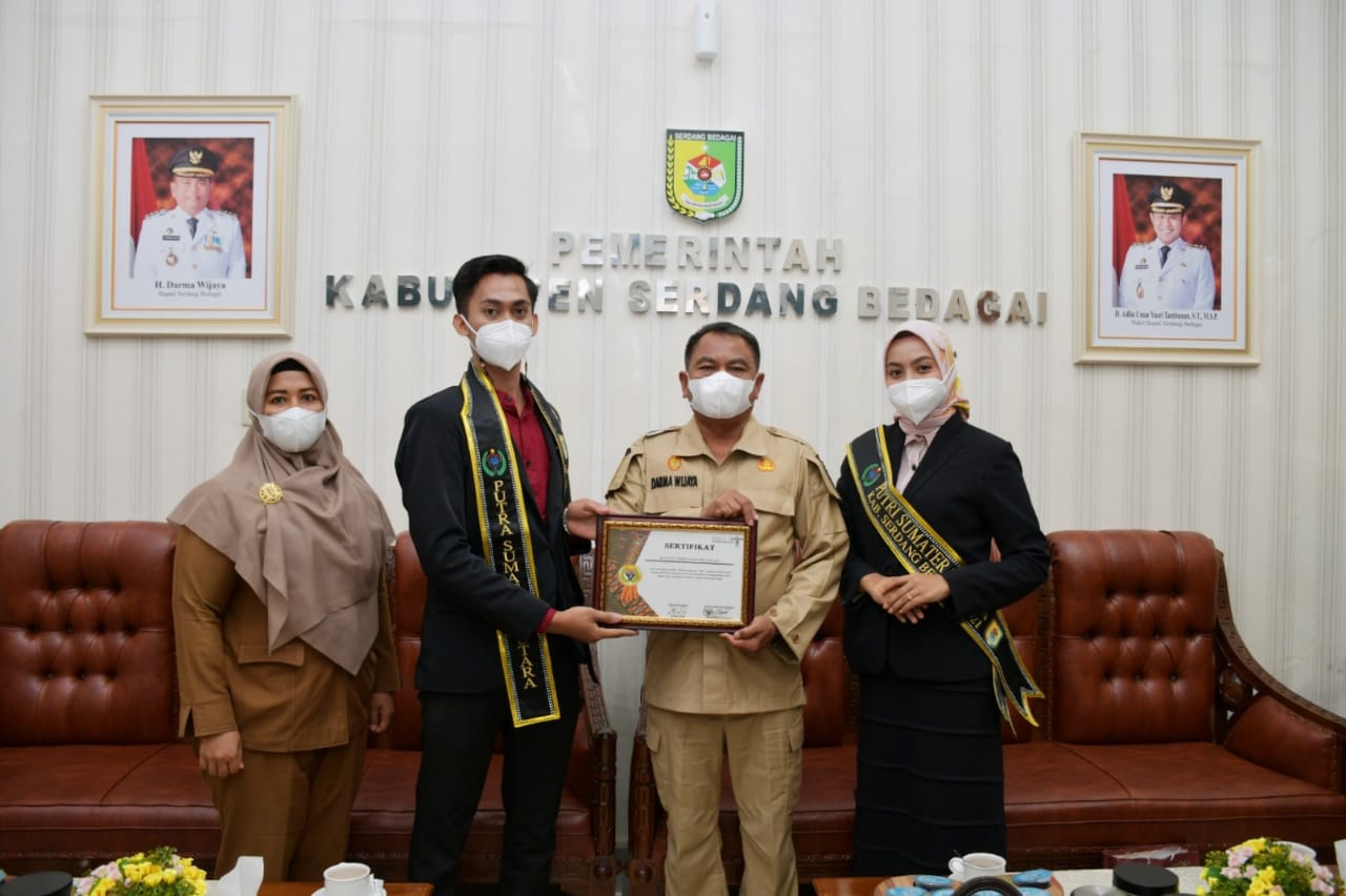 Bupati Darma Wijaya Ajak Masyarakat Dukung Perwakilan Kabupaten Sergai di Ajang Pemilihan Putra-Putri Sumut 2021