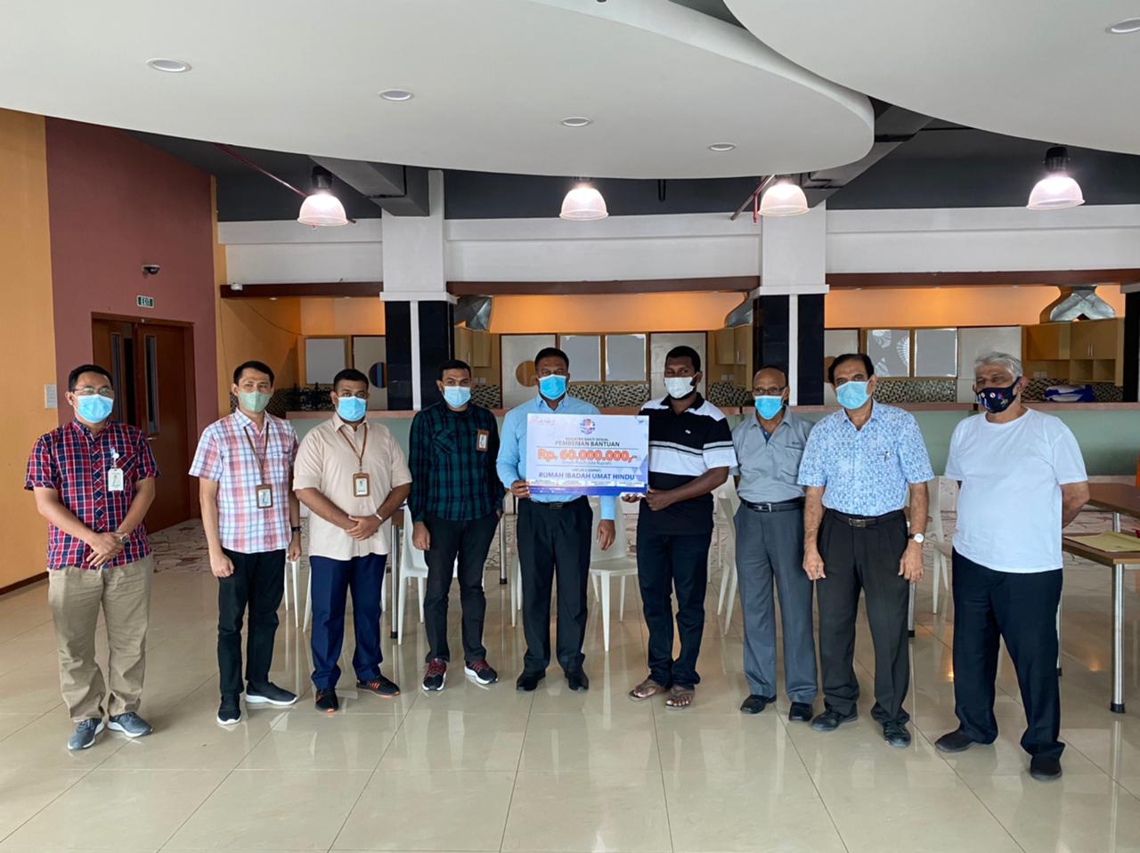BSC Beri Bantuan 4 Rumah Ibadah Agama Hindu
