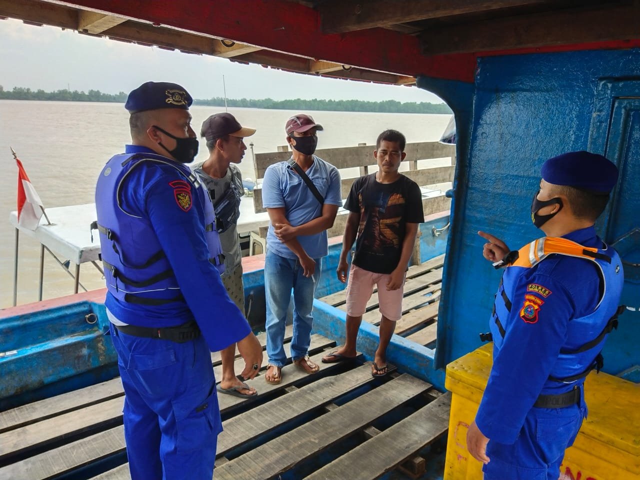 Petugas Satpolair Polres Tanjung Balai Rutin Patroli Perairan 1 x 12 Jam, AKBP Putu Yudha : Situasi Kamtibmas Wilkum Perairan Tanjungbalai Aman dan Kondusif
