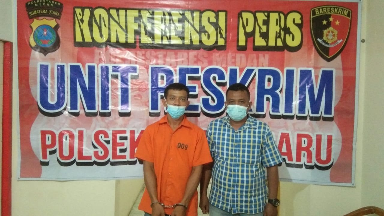 Polsek Medan Baru Tangkap BF Sembunyikan Shabu di Chasing Handphone