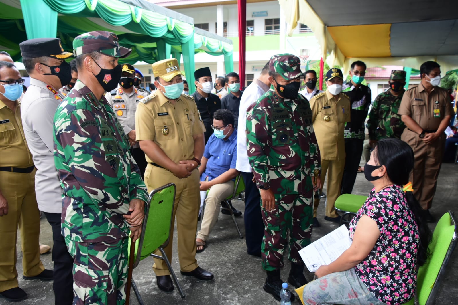 Pangdam I/BB : Masyarakat Tetap Disiplin Menjalankan Prokes, dan Segera Divaksin Bagi Yang Belum