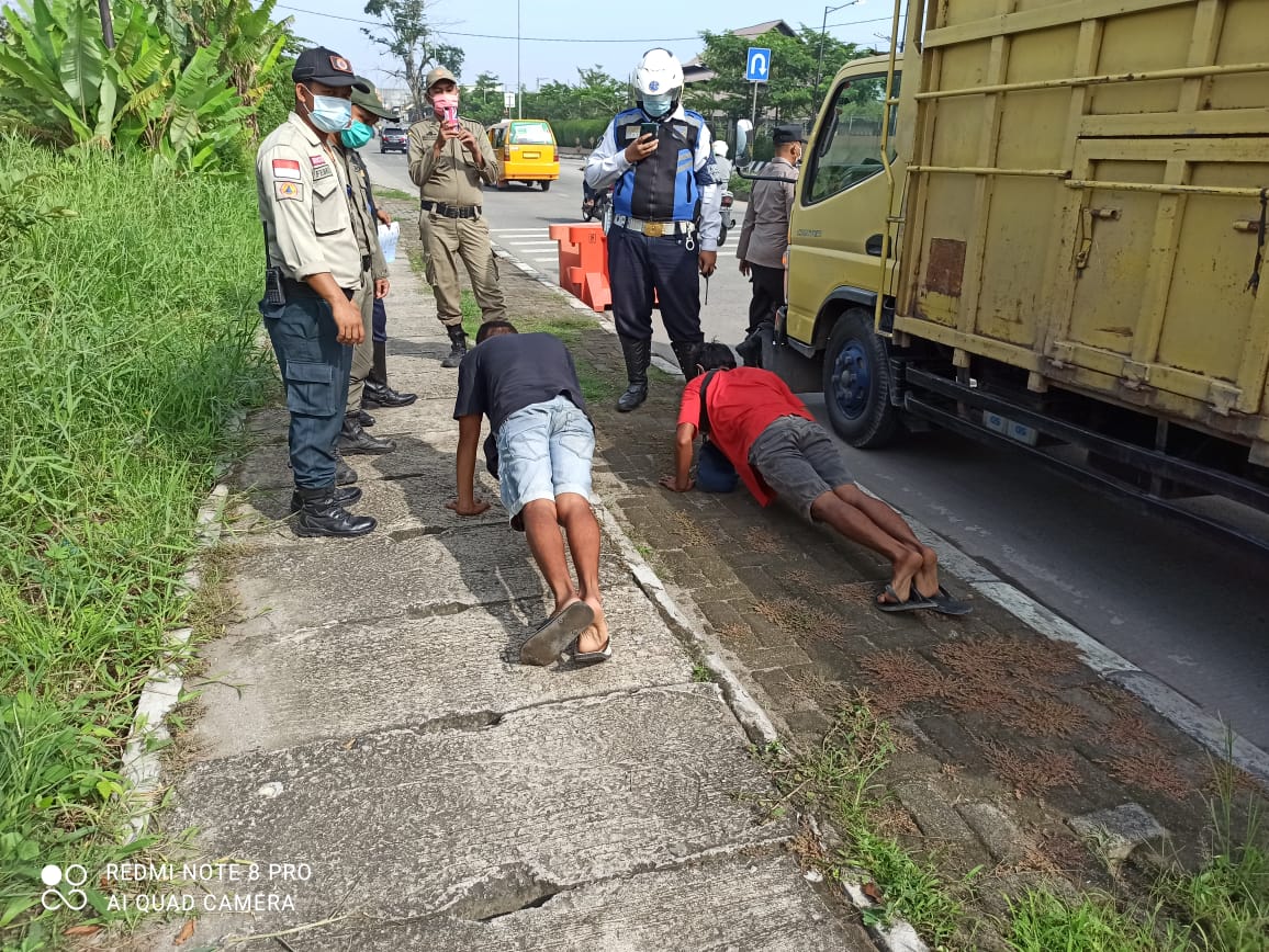 Polsek Patumbak Hukum 40 Warga Langgar PPKM Darurat