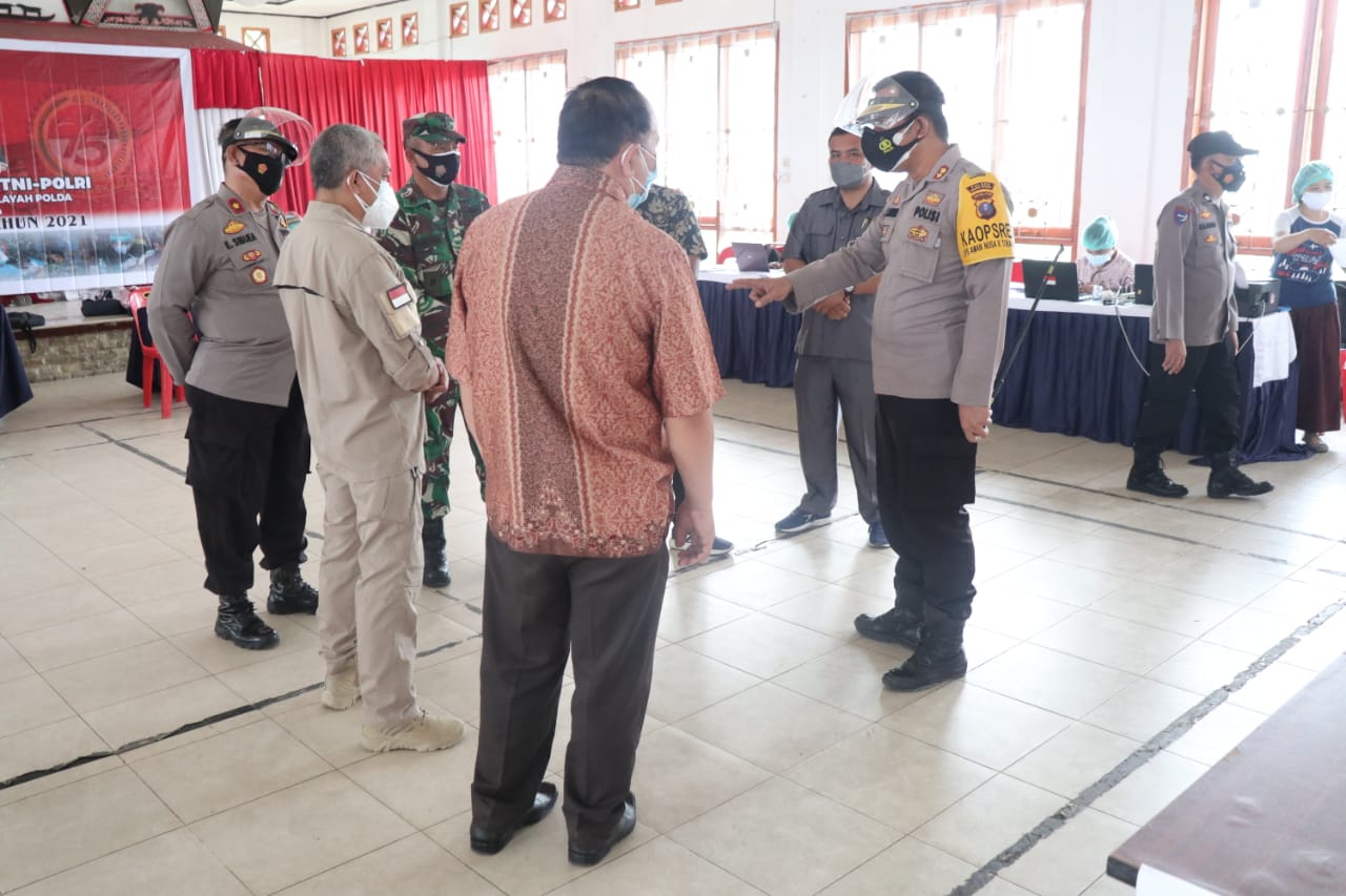 Polres Pakpak Bharat Gebyar Sejuta Vaksin dalam Rangka Vaksinasi ke 2 Pada Hari Bhayangkara ke-75