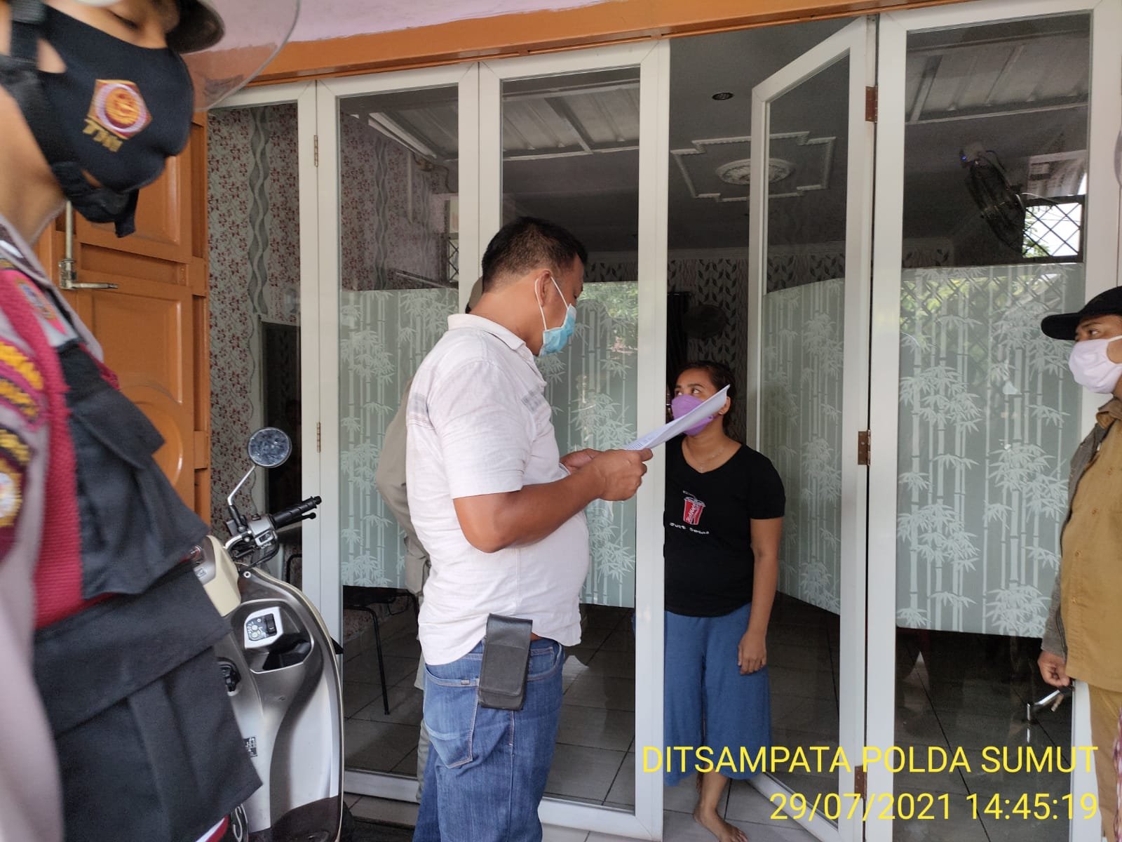 Satgas Covid-19 Gelar PPKM Darurat di Wilayah Hukum Polsek Medan Timur