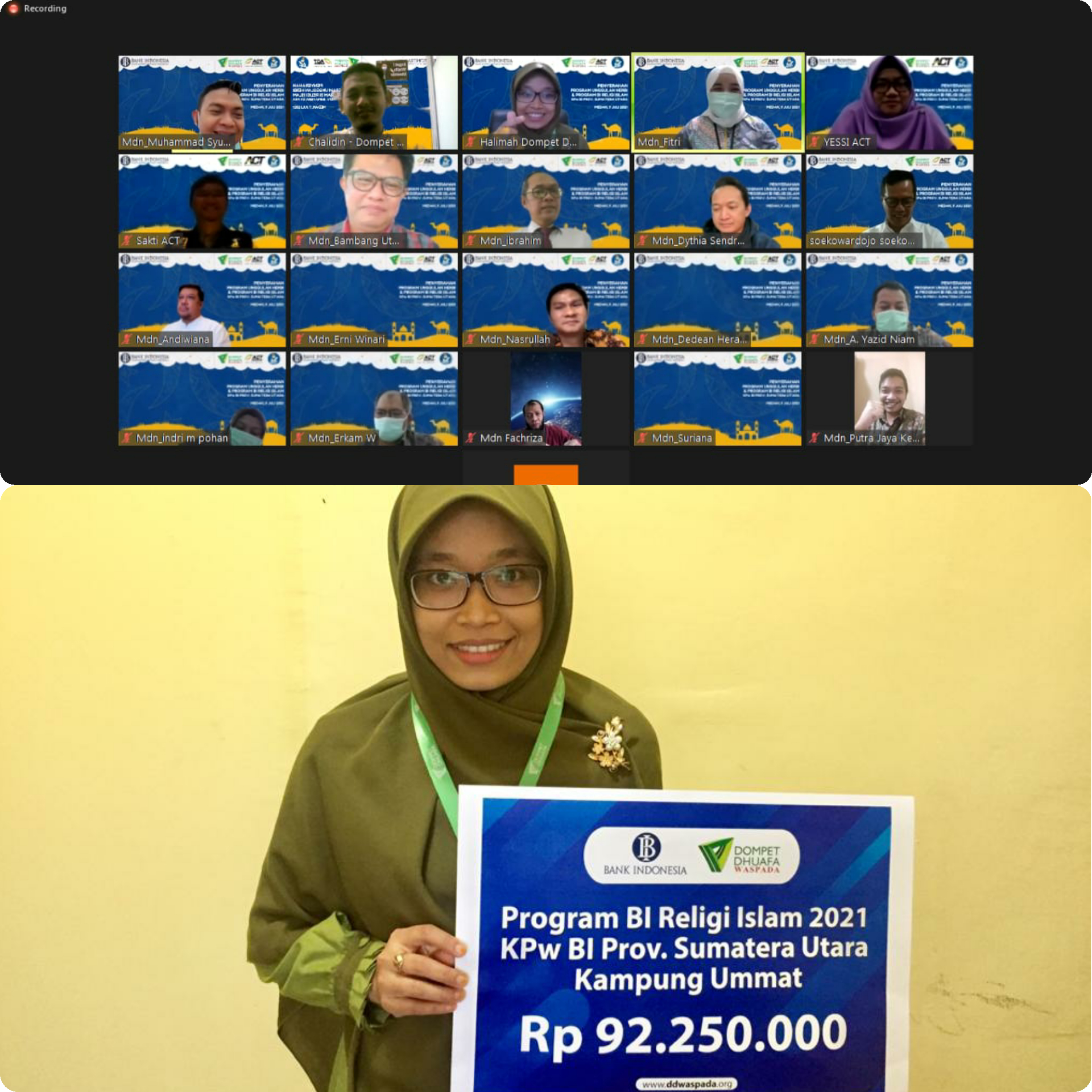 KolaborAksi Kpw Bank Indonesia dan DD Waspada Gulirkan Program BI Religi Islam Kampung Ummat
