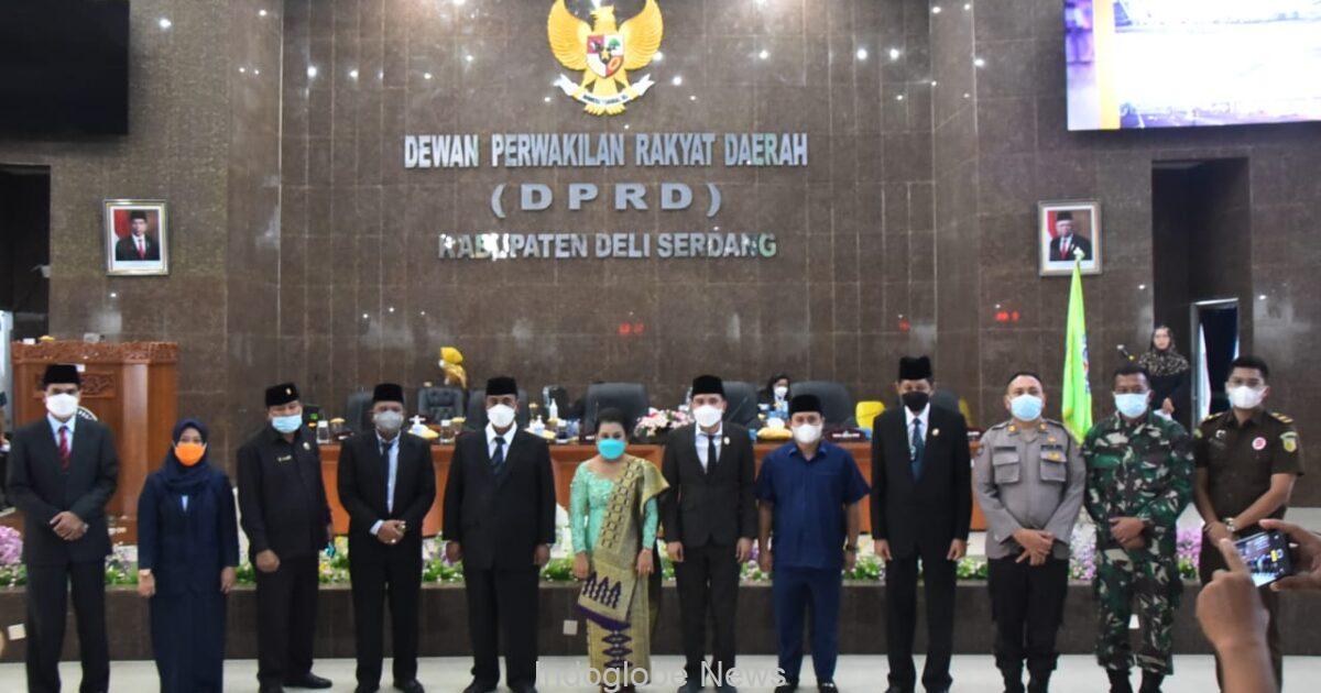 Sekda Hadiri Pelantikan Anggota DPRD Deliserdang Pengganti Antar Waktu
