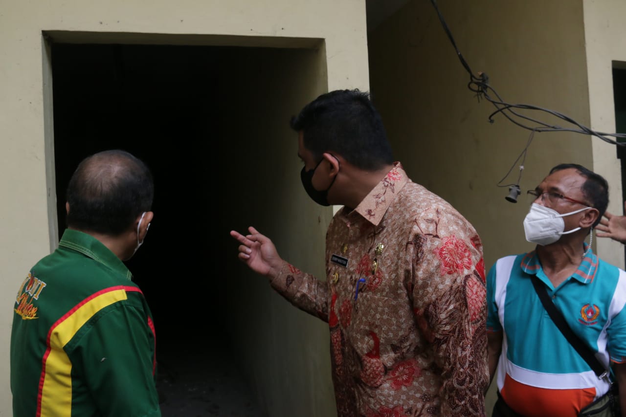 Wali Kota Medan Tinjau Fasilitas Stadion Teladan Medan