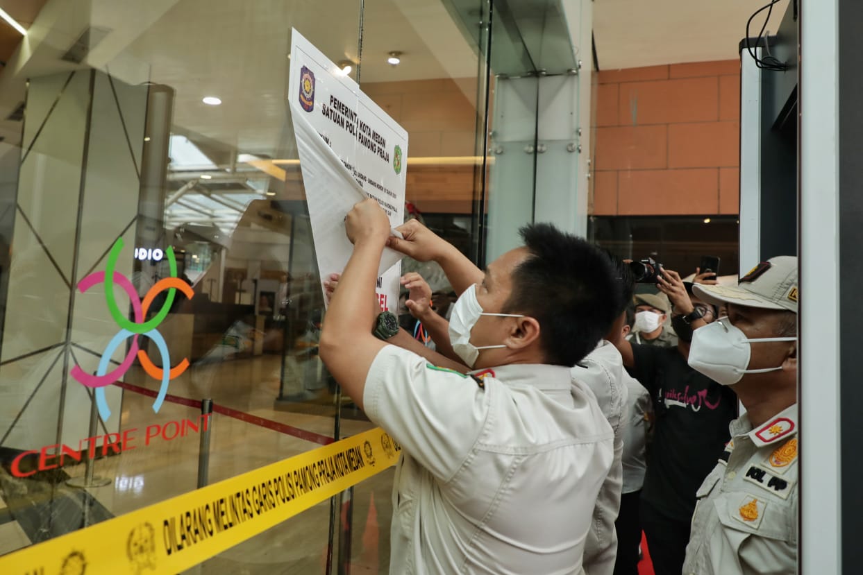 PT ACK Baru Bayar Rp 20 Milyar,Â  Pemko Medan Lepas Segel Mall Centre Point
