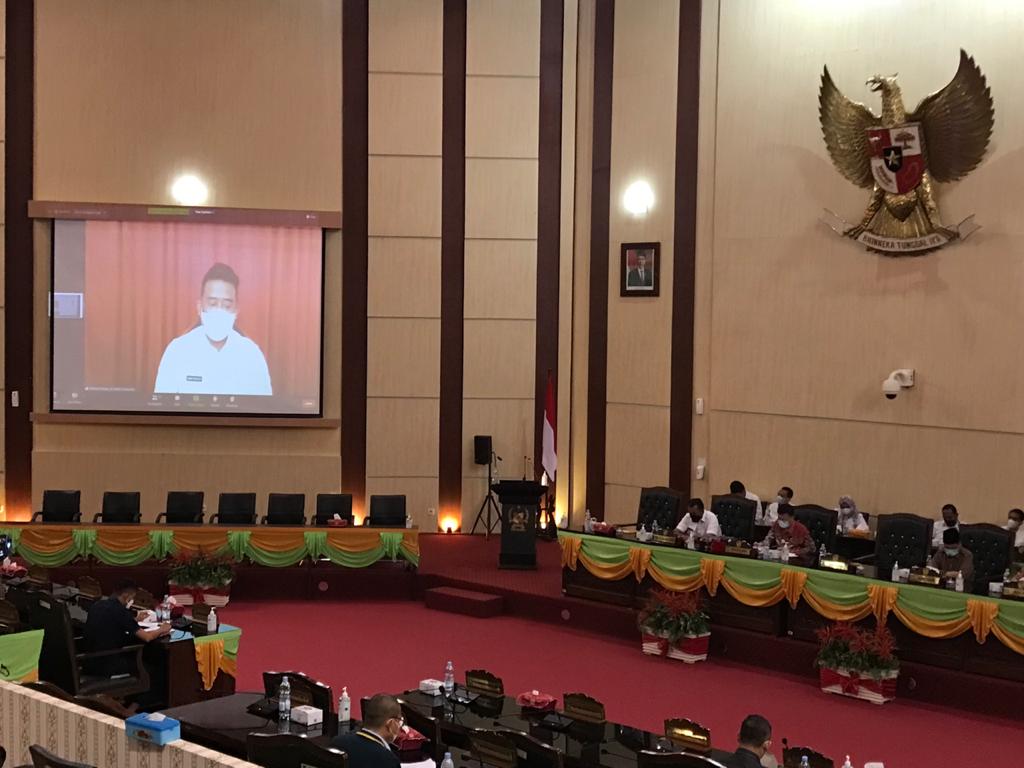 Bobby Nasution Sampaikan Ranperda RPJMD Medan Tahun 2021-2026 Dalam Sidang Paripurna DPRD