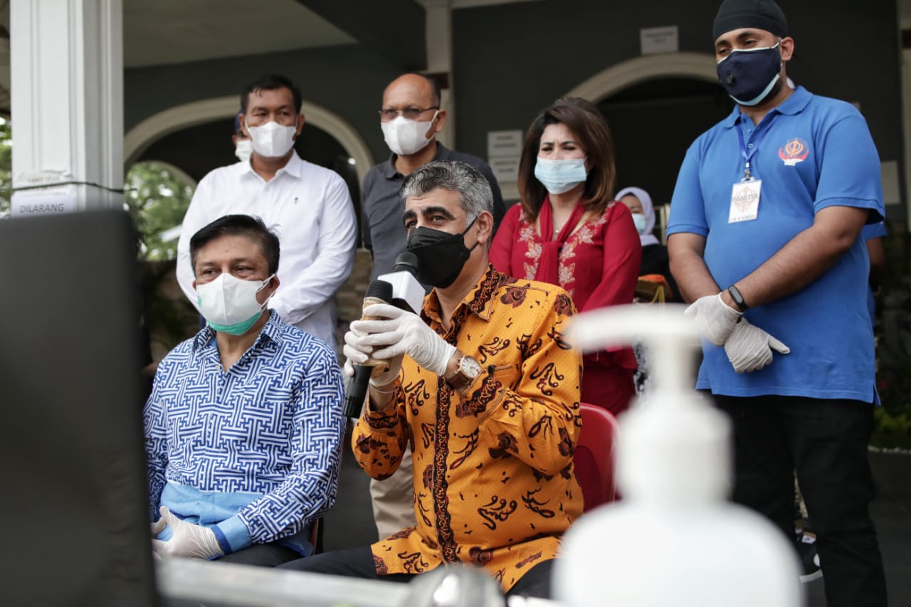 Optimis Tercapainya Herd Immunity,  Bobby Nasution Apresiasi Yayasan Sikh Sewaks Indonesia