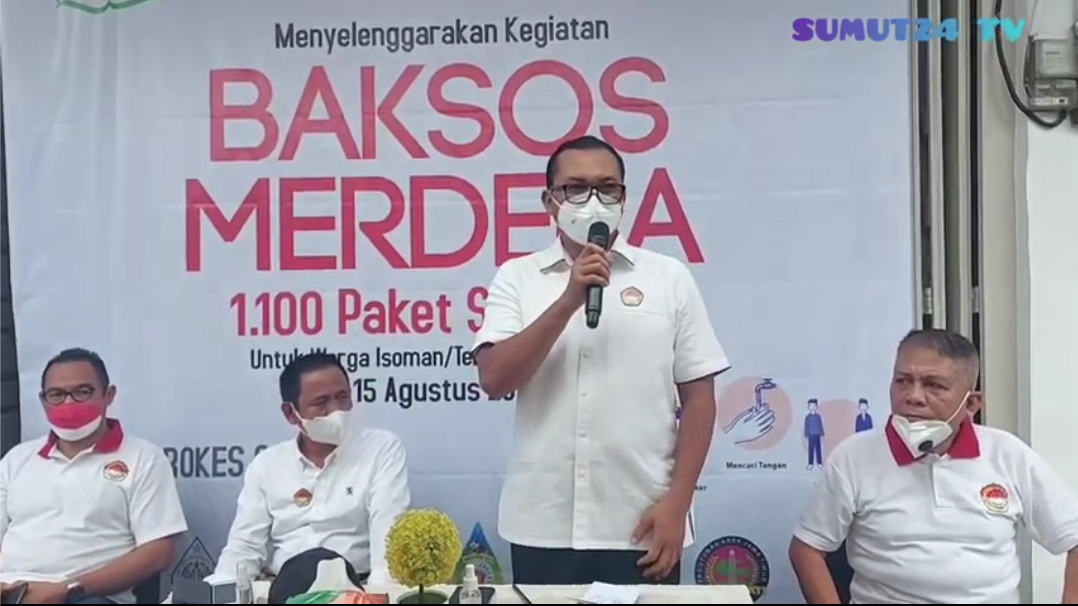 Baksos FKMN Bantu Terdampak Pandemi, Pembina Kombes Pol Eko Kristianto : Donatur Sangat Antusias Bantu Masyarakat