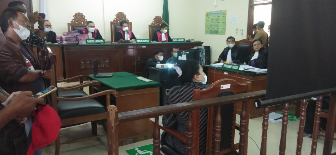 PH Seri Ukur Ginting Sempat Bersitegang Dengan Saksi Verbalisan Dalam Sidang Lanjutan di PN Stabat