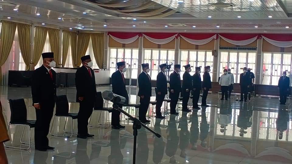 Gubsu Edy Kembali Lantik Pejabat Kejatisu Jadi Kabiro Hukum