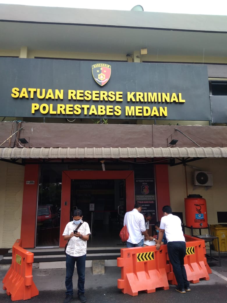 Polrestabes Medan Tangkap Aktor Intelektual dan Eksekutor Penyiram Air Keras Kepada Wartawan di Medan