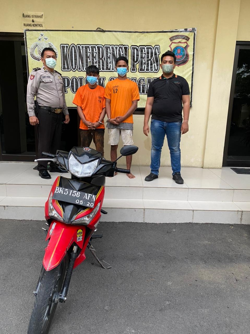 2 Pelaku Curas Modus Pura pura Mogok Diringkus Tekab Polsek Sunggal