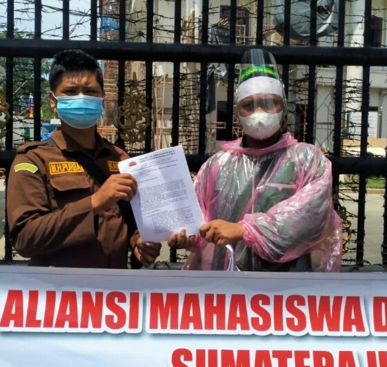 AMPAKSU DEMO KEJATISU, BONGKAR DUGAAN KORUPSI UIN SU