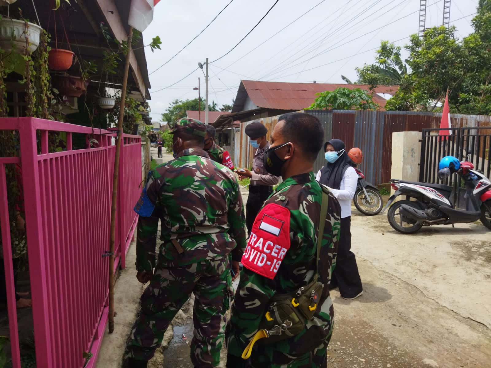 Babinpotdirga Lanud Soewondo Terjun ke Masyarakat Lakukan 3T