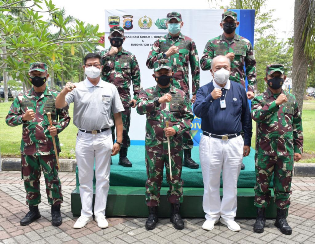 Pangdam I/BB Apresiasi Kepedulian Yayasan Budha Tzu Chi Medan Atasi Pendemi Covid-19