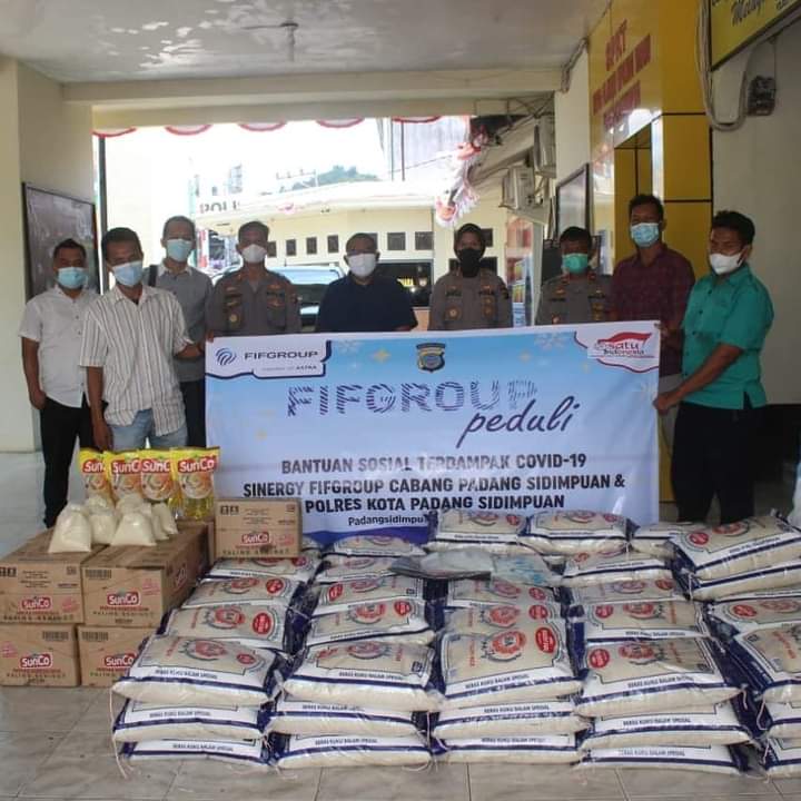 Polres Padangsidimpuan Terima Bantuan Sembako dari FIF Group untuk Disalurkan ke Masyarakat