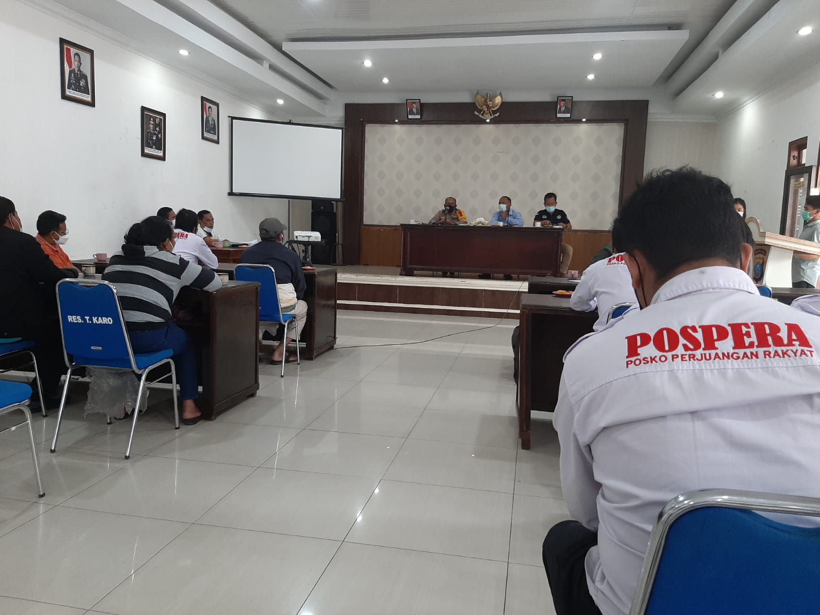 Pospera Silaturahmi ke Polres Tanah Karo, Pertanyakan Kasus Pembunuhan