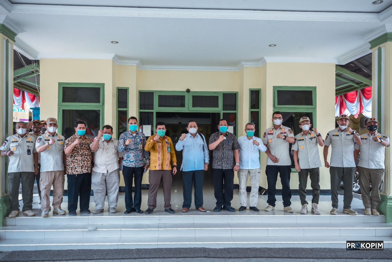 Wali Kota Padangsidimpuan Irsan Efendi Nasution menerima kunker Liaison Officer (LO) BNPB Pusat untuk Provsu