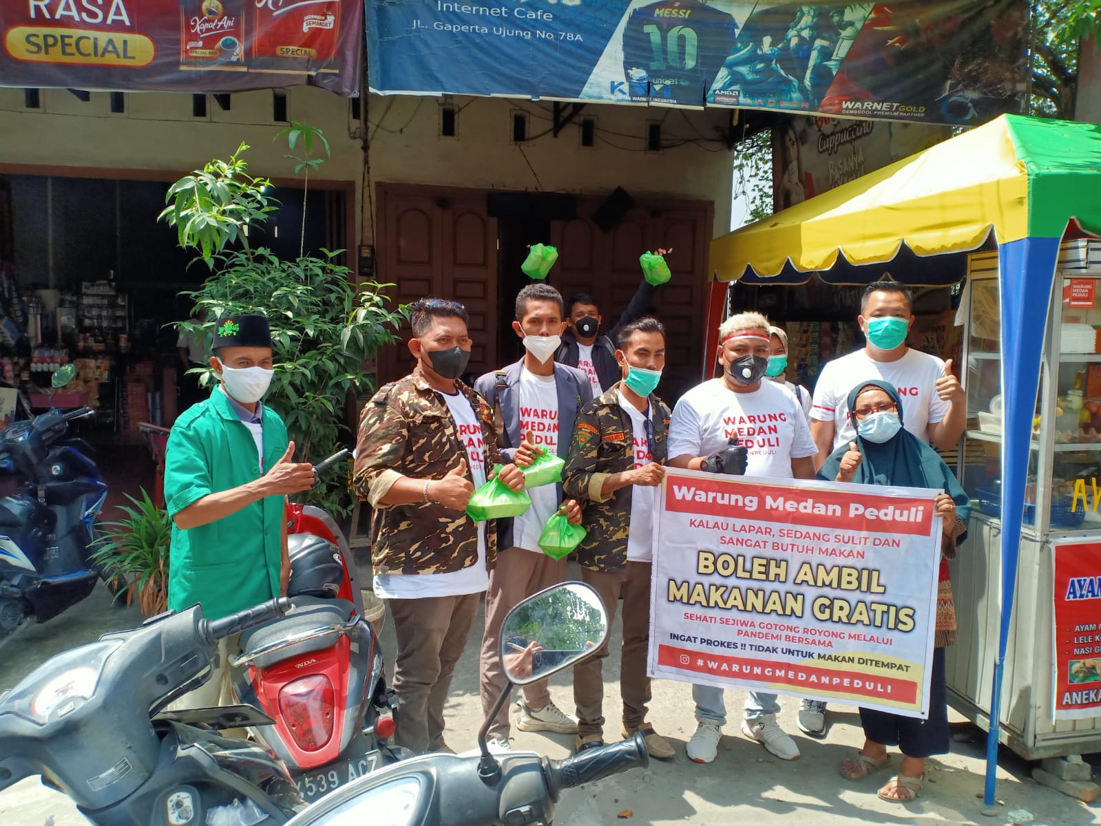 GP Ansor Kota Medan kembali Distribusikan 1000 paket makanan siap saji kepada masyarakat